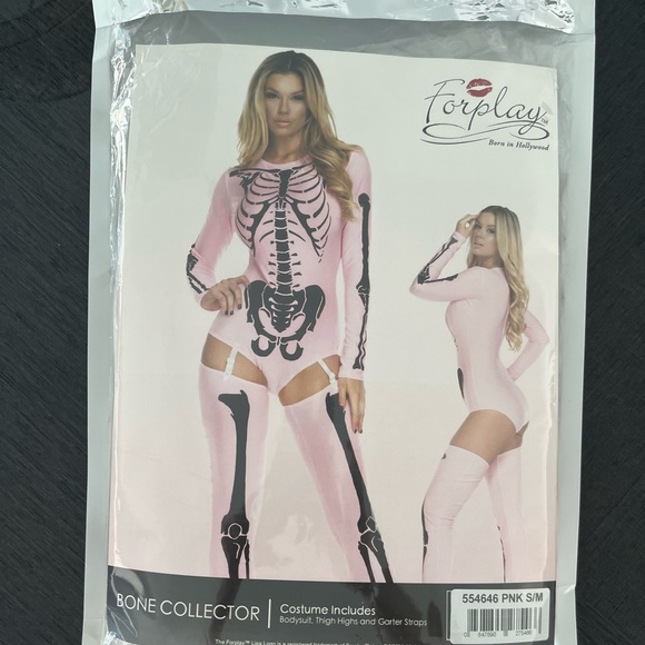 Bone Collector Sexy Skeleton Halloween Costume Brand New without Tags - Picture 4 of 6
